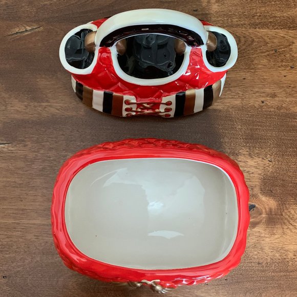 David's Cookies Collectible Red Cookie Jar Ceramic Purse - Picture 7 of 10